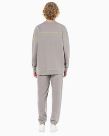 Buy 남성 퓨쳐쉬프트 라운지 조거팬츠 in color SATELLITE/GREEN FLASH