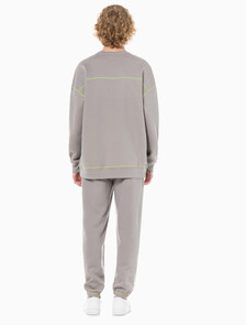 Buy 남성 퓨쳐쉬프트 라운지 조거팬츠 in color SATELLITE/GREEN FLASH