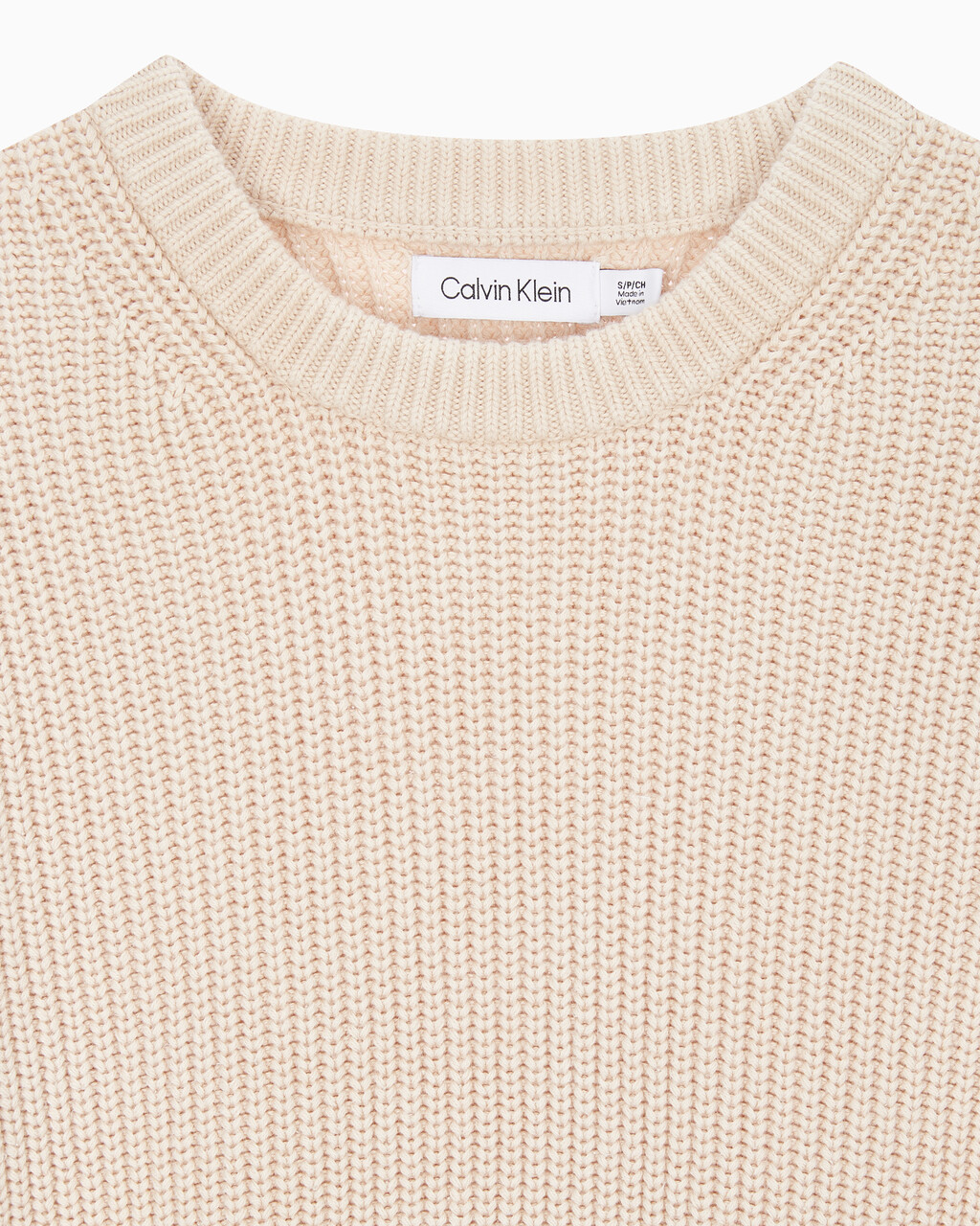 Buy 여성 롱슬리브 라운드넥 스웨터 in color Neutral Tan-231ABZ