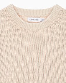 Buy 여성 롱슬리브 라운드넥 스웨터 in color Neutral Tan-231ABZ