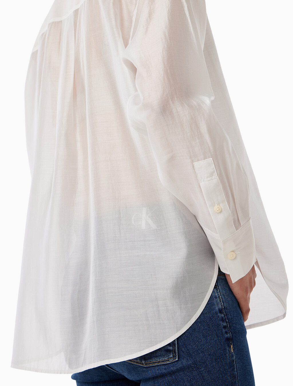 Buy 여성 릴렉스 셔츠 in color Sand White