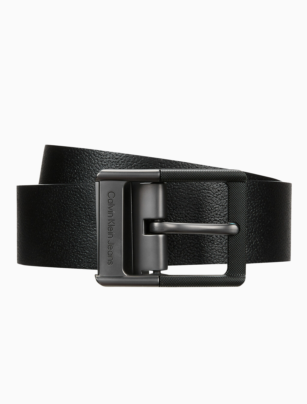 Buy 남성 CKJ 플라크 양면 벨트 38mm in color BLACK/DARK BROWN