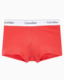 Buy 남성 모던 코튼 2PK 트렁크 in color RED/GREY