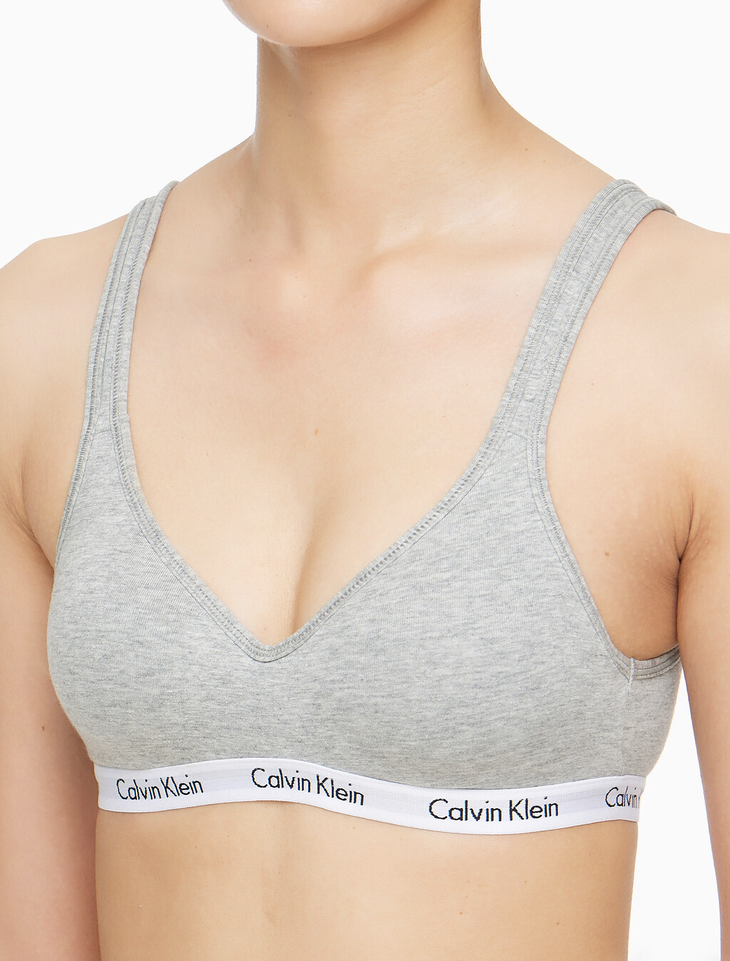 Buy 여성 캐러셀  패디드 브라렛 in color GREY HEATHER