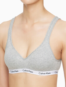 Buy 여성 캐러셀  패디드 브라렛 in color GREY HEATHER