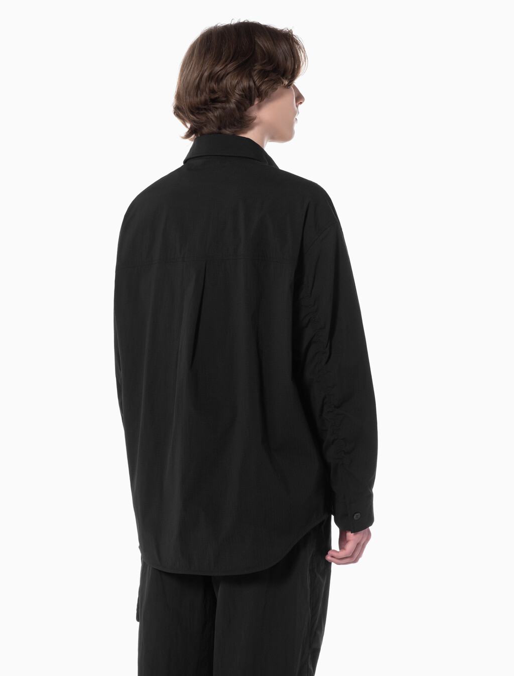 Buy 남성 오버사이즈 셔츠 자켓 in color CK BLACK