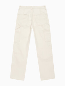 Buy 여성 테이퍼드핏 린스 데님 in color CREAM