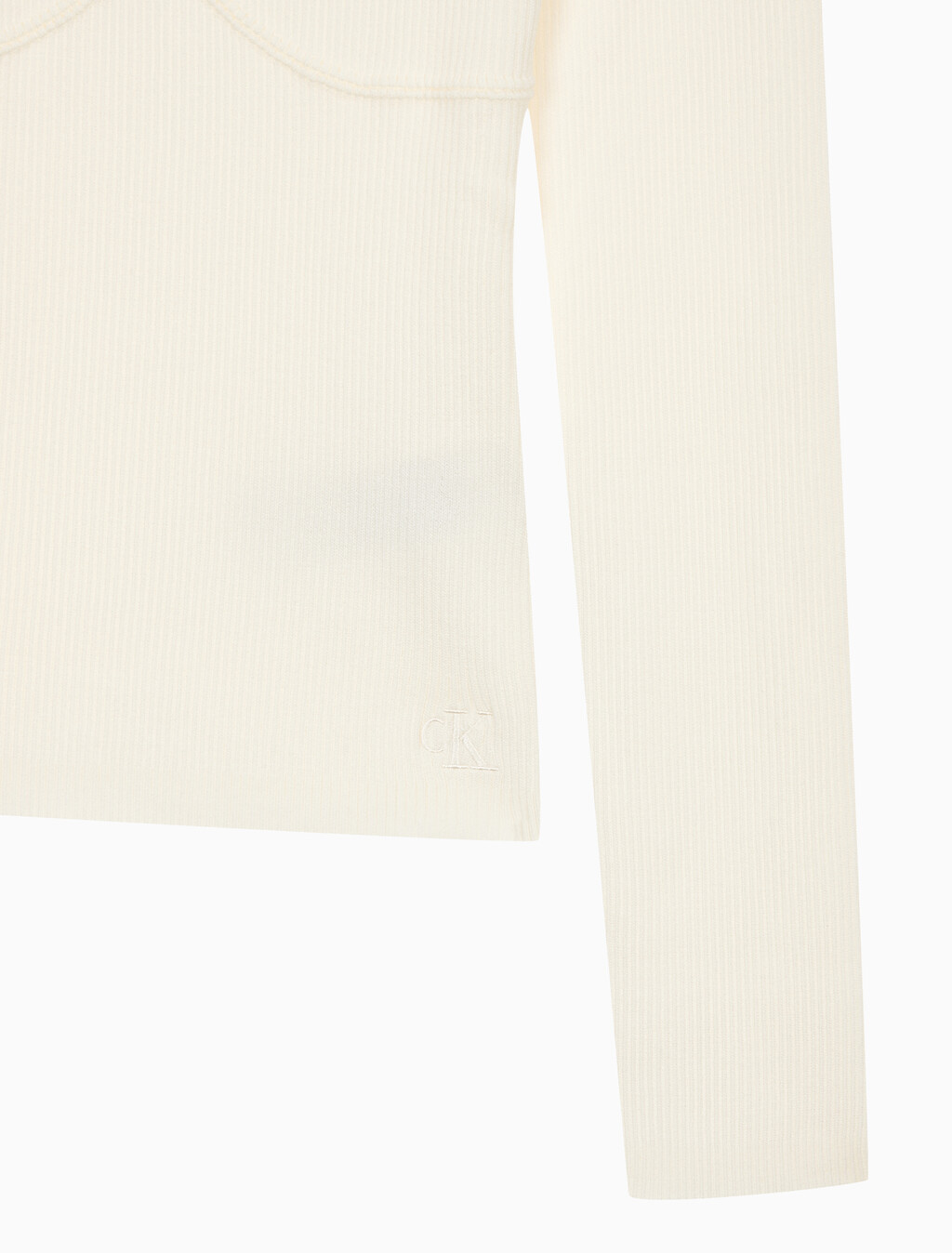Buy 여성 립 스웨터 in color WHITE