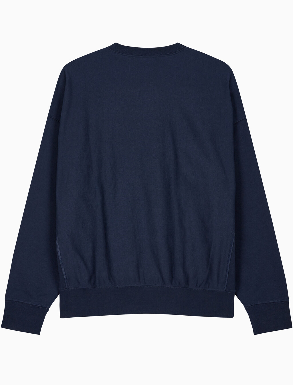 Buy 남성 프리미엄 테리 모노그램 크루넥 풀오버 in color DARK SAPPHIRE