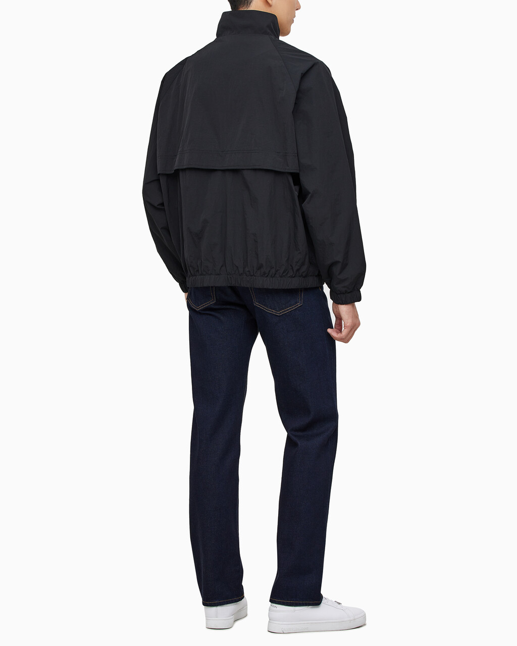 Buy 남성 에센셜 스텐드 넥 자켓 in color CK BLACK