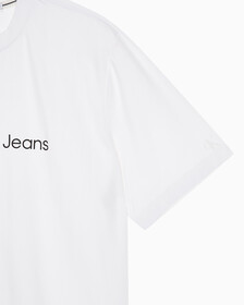 Buy 여성 보이프렌드핏 코튼 스트레치 반팔 티셔츠 in color BRIGHT WHITE