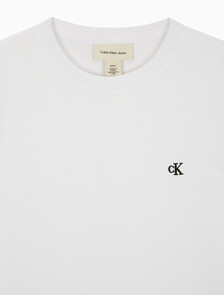 Buy 여성 아카이브 저지 크루넥 반팔 티셔츠 in color BRILLIANT WHITE