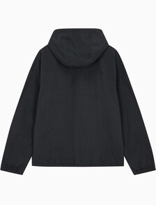 Buy 남성 롱슬리브 크링클 나일론 후드 윈드브레이커 in color BLACK BEAUTY