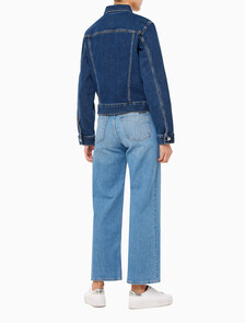 Buy 여성 컴포트 스트레치 클래식 트러커 in color DARK BLUE