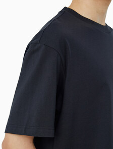 Buy 남성 릴렉스핏 모노그램 로고 반팔 티셔츠 in color BLACK
