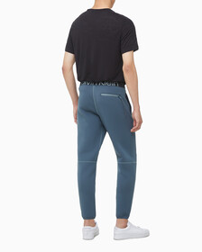Buy 남성 레귤러핏 테이퍼드 팬츠 in color OCEAN TEAL/ BLK