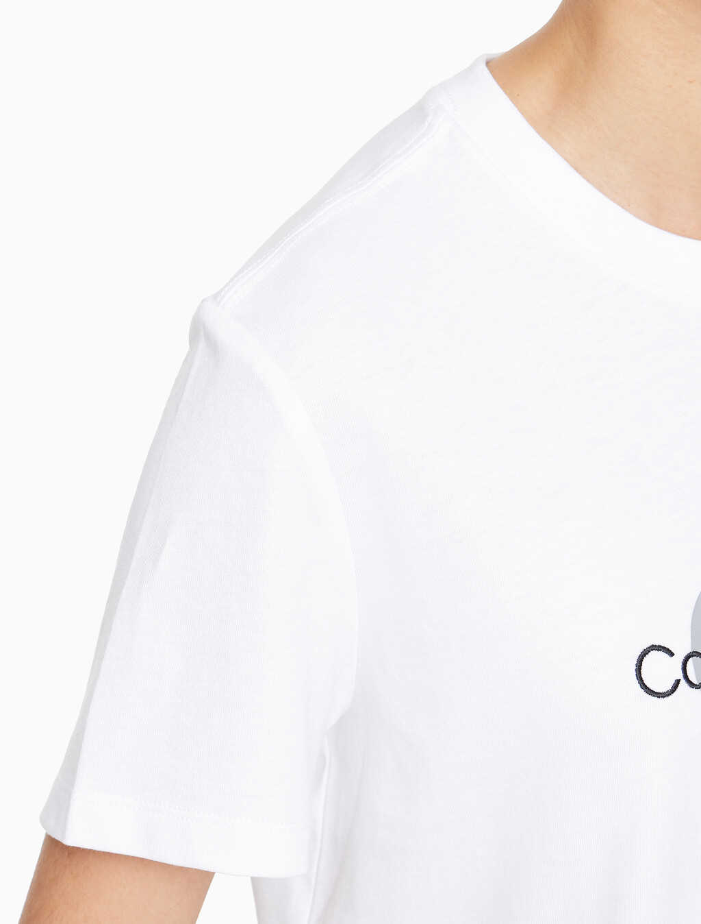 Buy 여성 히어로 모노로고 크루넥 반팔 티셔츠 in color BRILLIANT WHITE