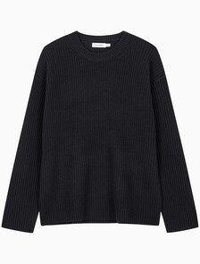 Buy 남성 롱슬리브 크루넥 스웨터 in color BLACK BEAUTY