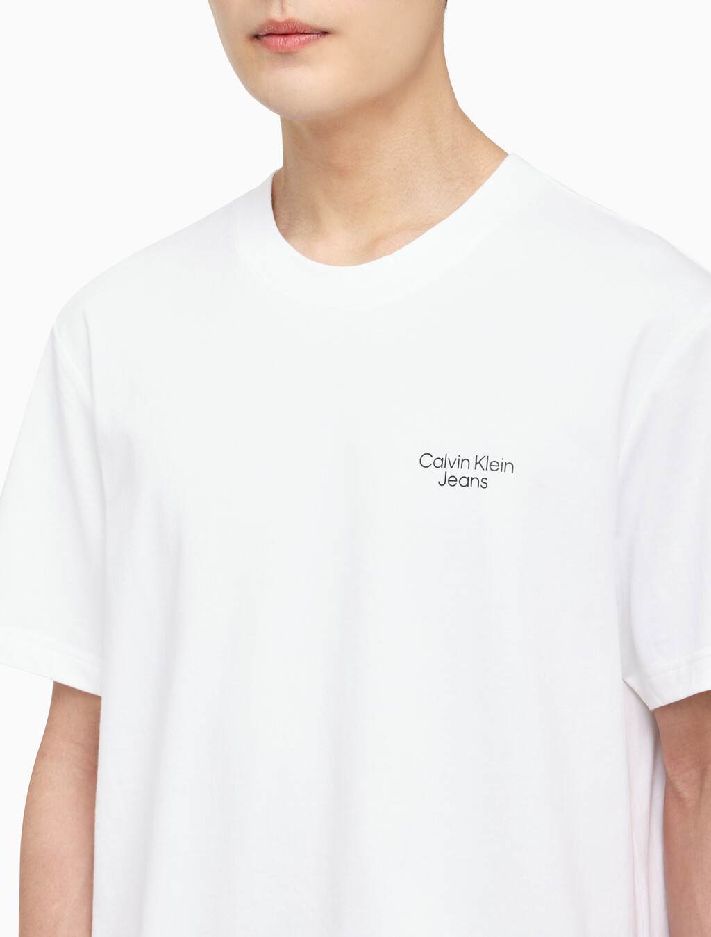 Buy 남성 1978 백 커브드 로고 반팔 티셔츠 in color BRIGHT WHITE
