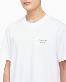 Buy 남성 1978 백 커브드 로고 반팔 티셔츠 in color BRIGHT WHITE