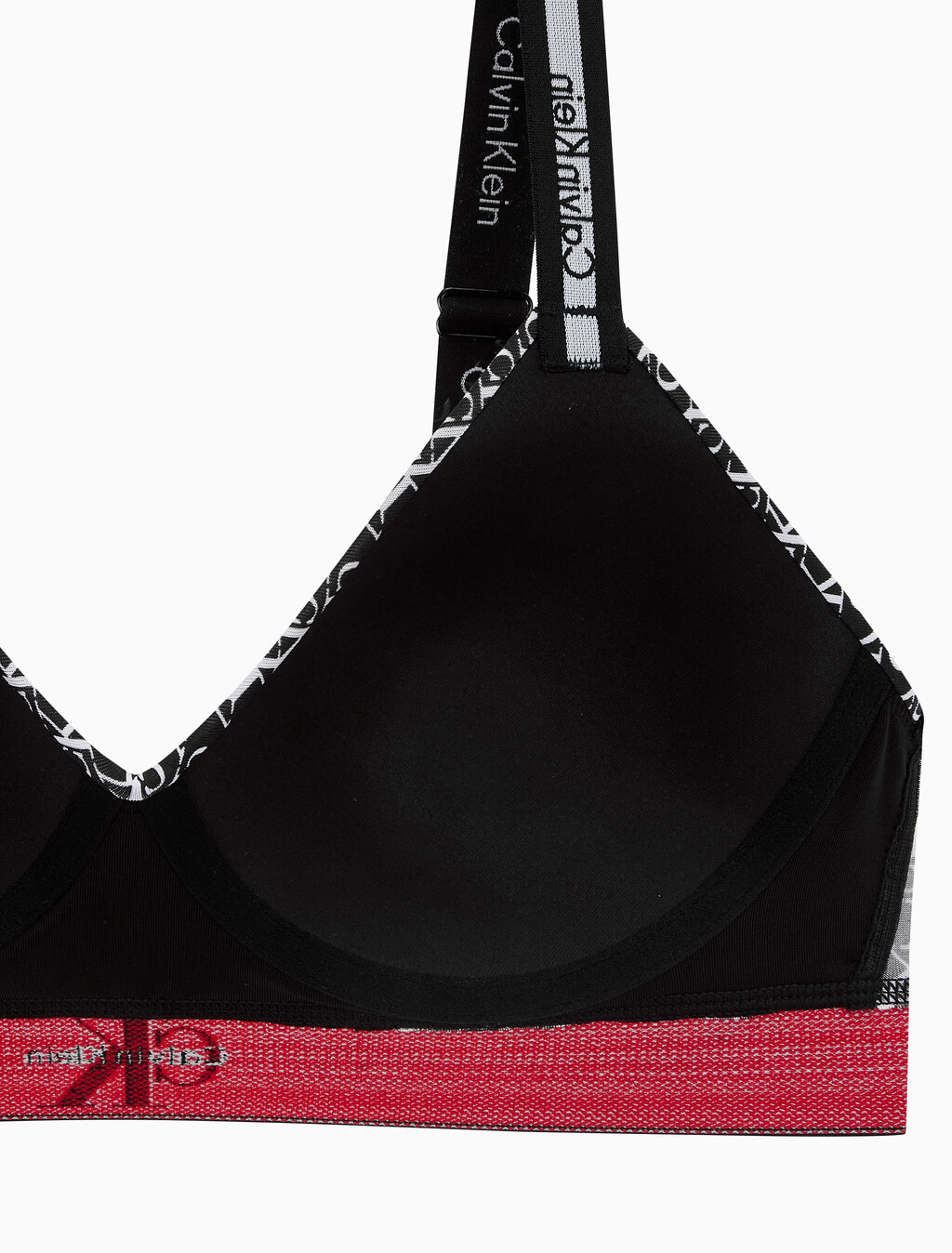 Buy 여성 CK 그래픽 AF 브라렛 in color Black Print