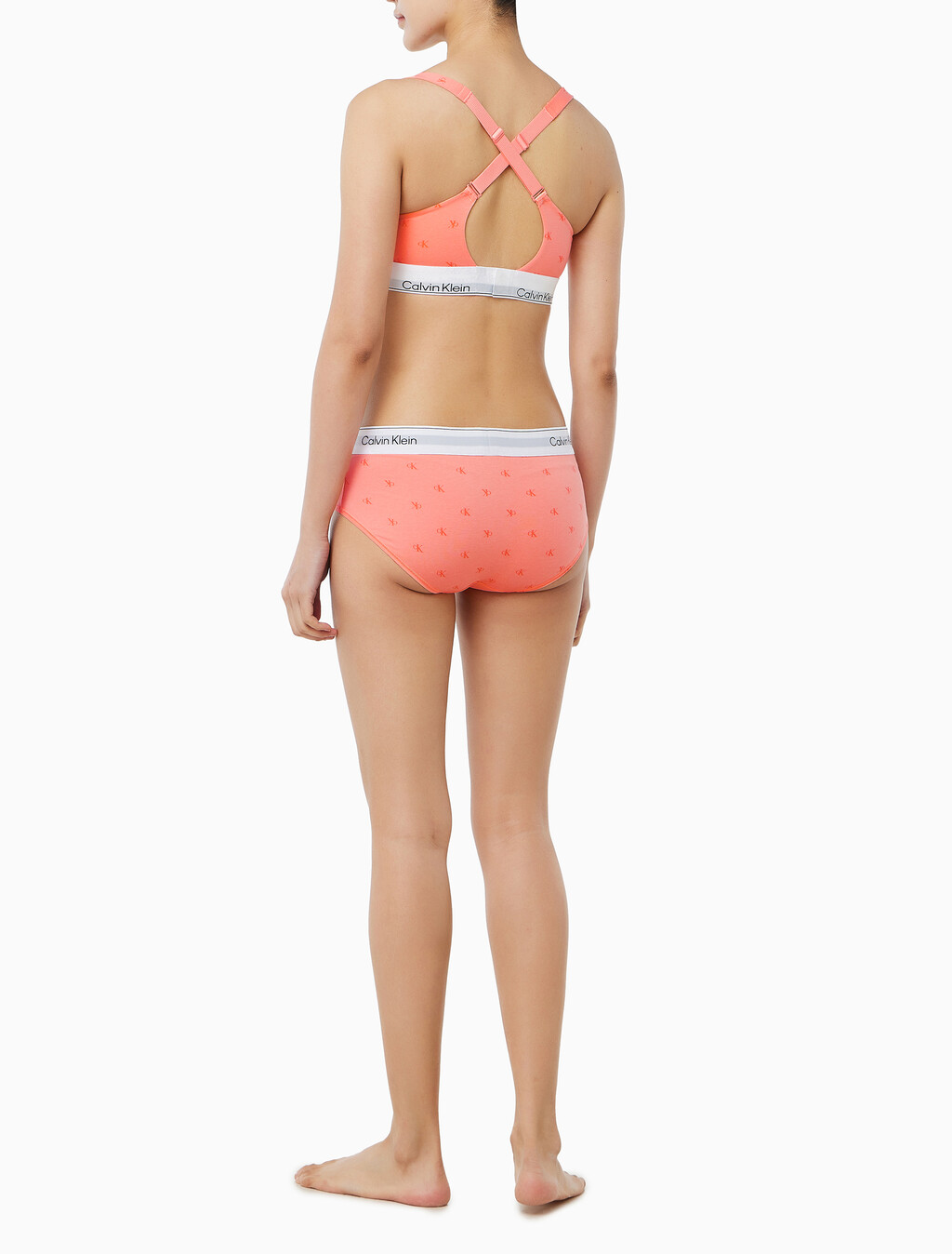 Buy 여성 아이콘 코튼 모달 AF 힙스터 in color Coral