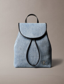 Buy 여성 CK 데님 미니 백팩 in color DENIM