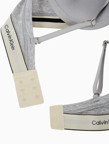 Buy 여성 헤리티지 코튼 업리프트 데미 브라 in color GREY HEATHER