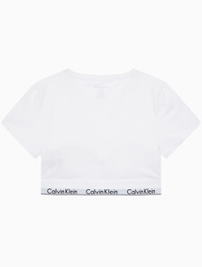 Buy 여성 모던코튼 AF 티셔츠 브라렛 in color WHITE