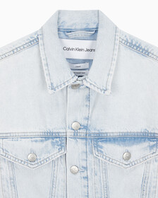Buy 여성 오버사이즈핏 코르셋 데님 재킷 in color 028A CHALKY BLU