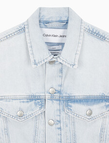 Buy 여성 오버사이즈핏 코르셋 데님 재킷 in color CHALKY BLUE