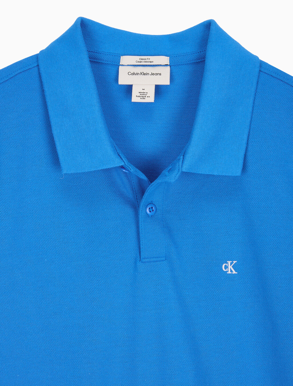 Buy 모노그램 피케 폴로 티 in color FRENCH BLUE