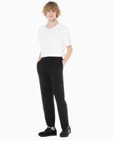 Buy 남성 CK 블랙 슬립 팬츠 in color BLACK