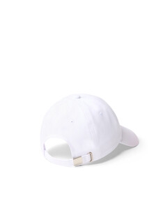Buy 남녀공용 CKJ 모노그램 엠브로이더리 볼캡 in color BRIGHT WHITE
