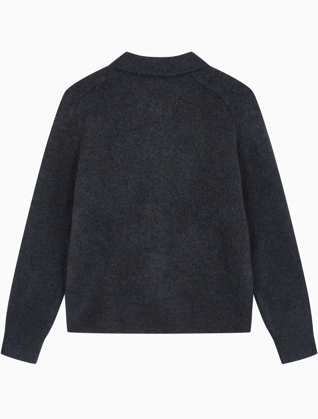 Buy 남성 버튼 카라 니트 가디건 in color NAVY
