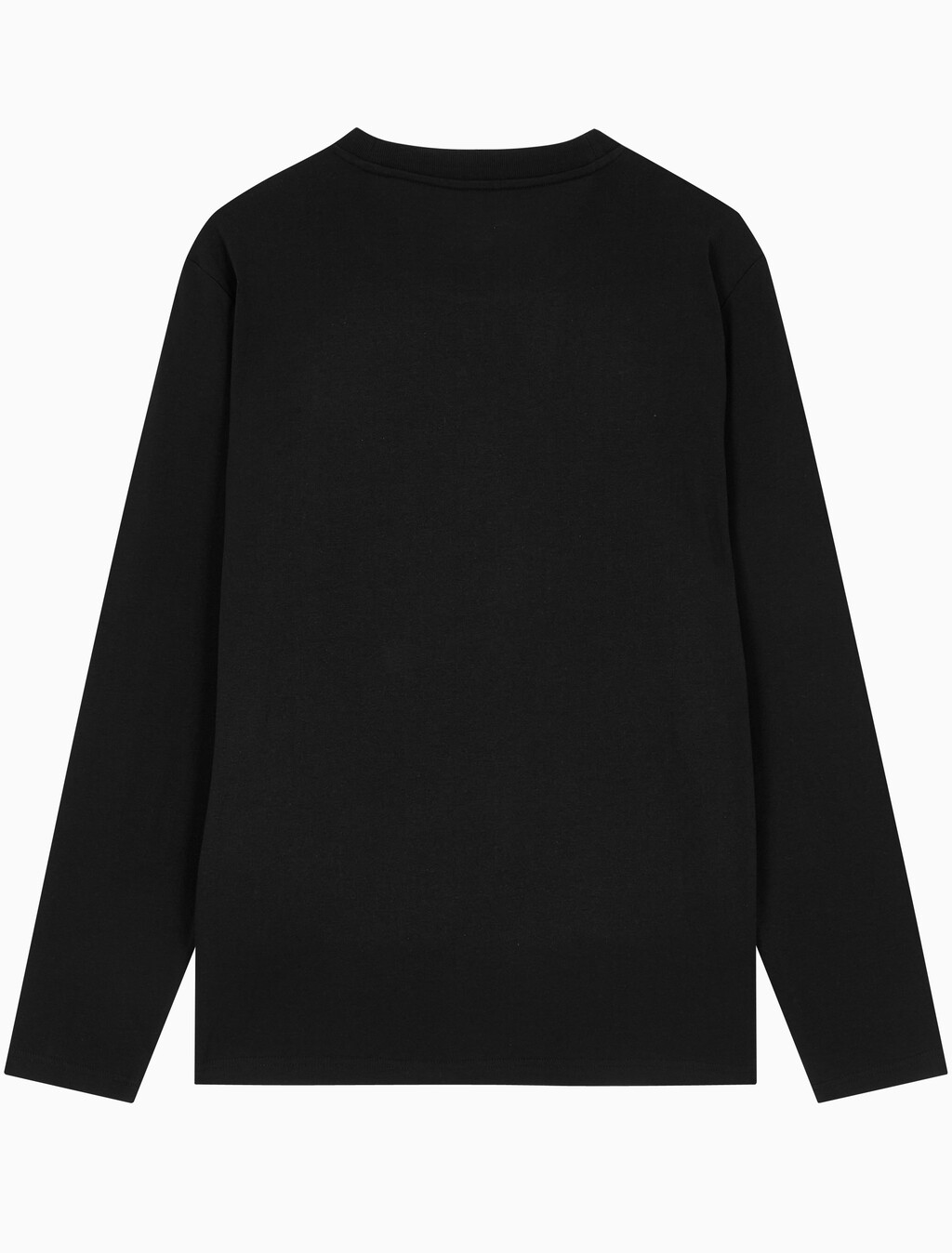 Buy 남성 릴렉스핏 인스티튜셔널 로고 긴팔 티셔츠 in color CK BLACK