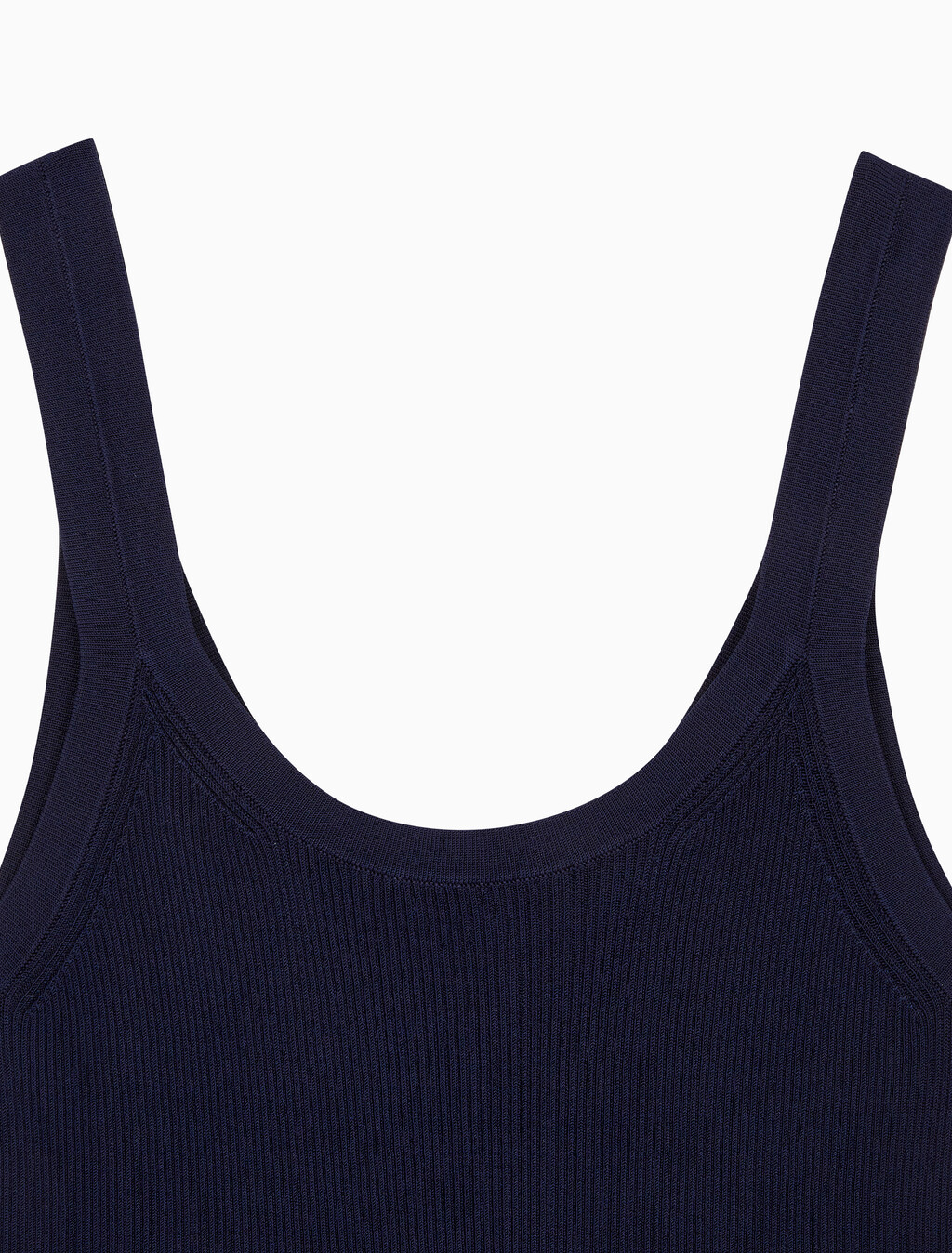 Buy 여성 비스코스 립 탱크 in color BARITONE BLUE
