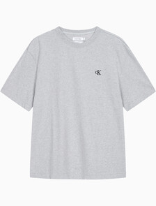 Buy 남성 릴렉스핏 아카이브 로고 반팔 티셔츠 in color HEROIC GREY HEATHER