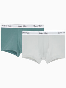 Buy 남성 모던 코튼 스트레치 드로즈 2PK in color GREEN/LIGHT GREY