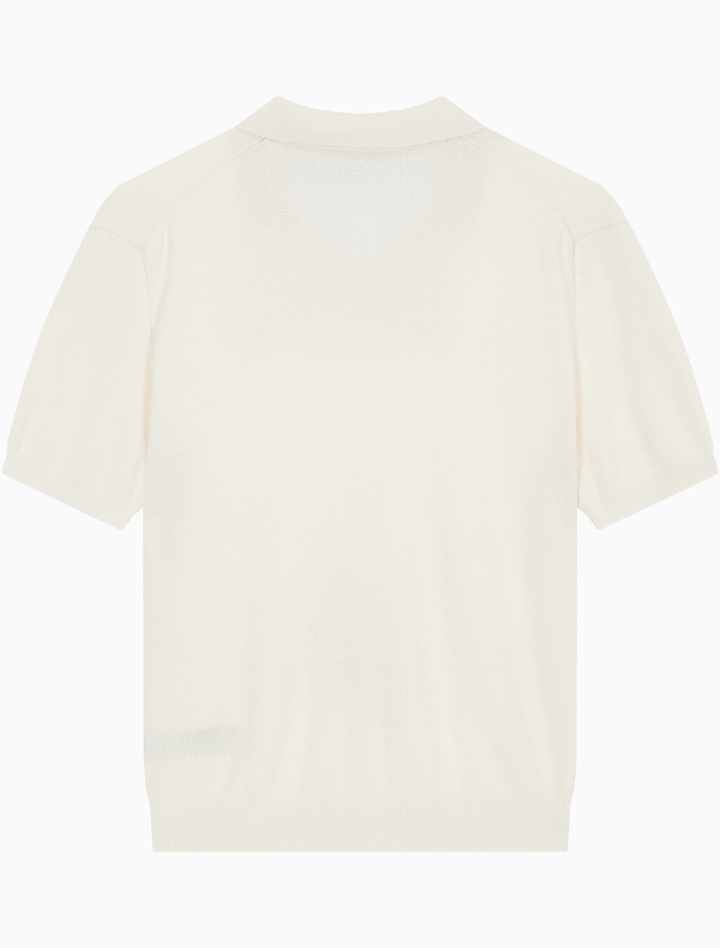 Buy 남성 CK 로고 폴로 반팔 스웨터 in color WHITE