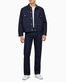 Buy 남성 유틸리티 데님 자켓 in color CK RAW SELVEDGE