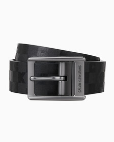 Buy 남성 소가죽 38MM 양면 벨트 38MM in color BLACK PRINT/ BL