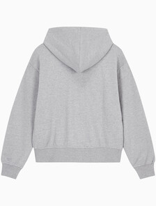 Buy 여성 모노로고 프렌치테리 풀집 후디 in color HEROIC GREY HEATHER
