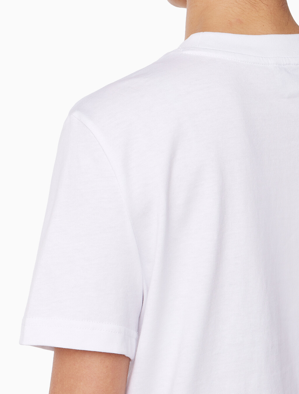 Buy 여성 아카이브 로고 크루넥 반팔 티셔츠 in color BRILLIANT WHITE