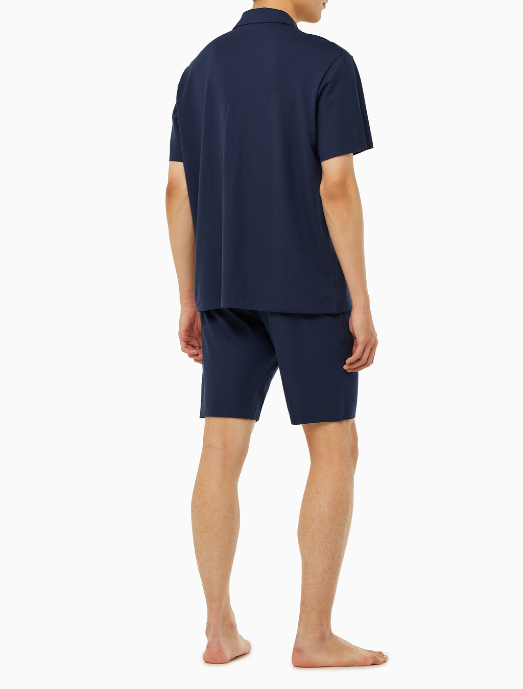 Buy 남성 CK 블랙 슬립 쇼츠 in color BLUE SHADOW