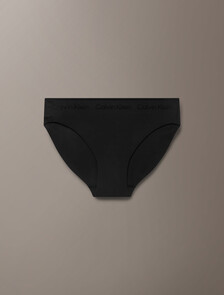 Buy 여성 인비져블 마이크로파이버 스트레치 비키니 in color BLACK