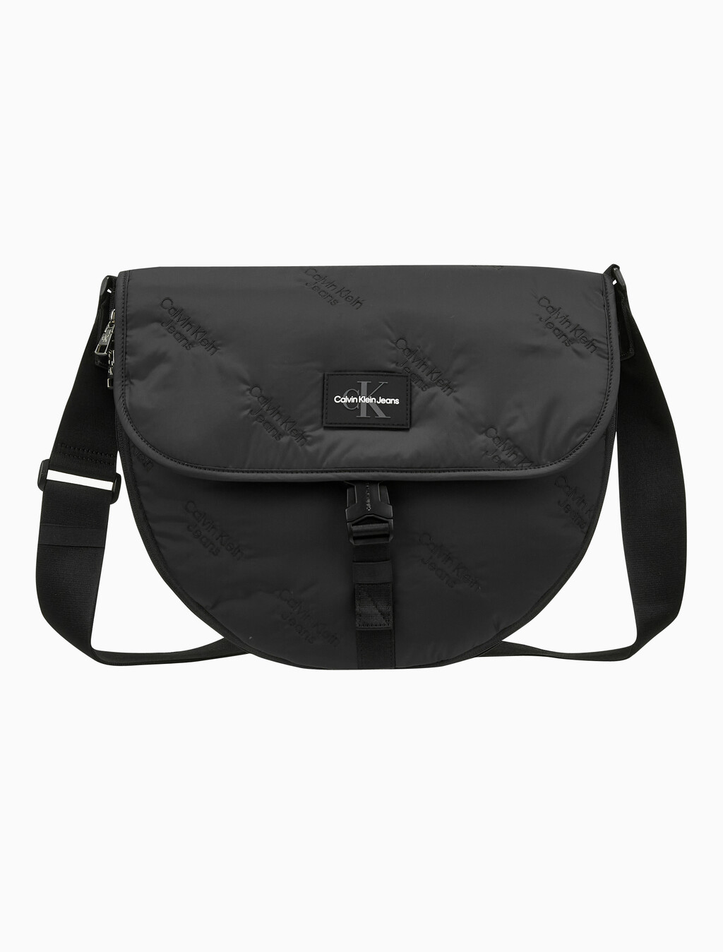 Buy 남성 CKJ 스포츠 에센셜 새들백 in color BLACK