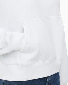 Buy 여성 아카이브 로고 플리스 후디 in color BRILLIANT WHITE