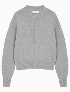 Buy 여성 인타르시아 루즈 스웨터 in color GREY