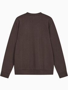 Buy 남성 롱슬리브 스텐실로고 테리 크루넥 스웻셔츠 in color DARK GREY